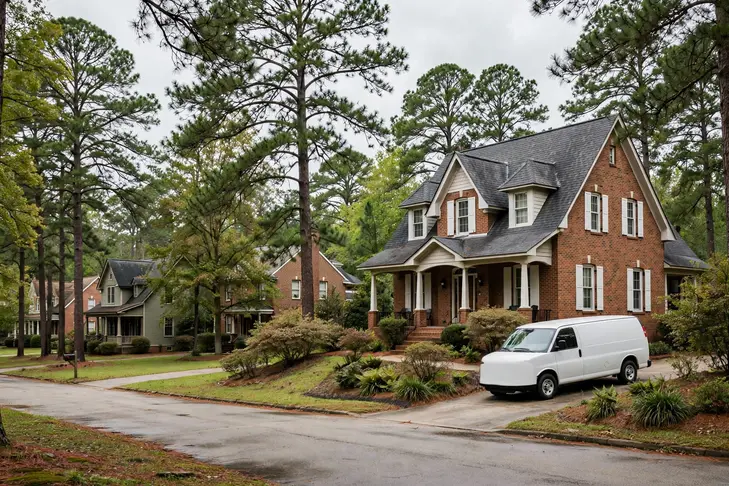 Auburn, AL — the metro skyline and landscape