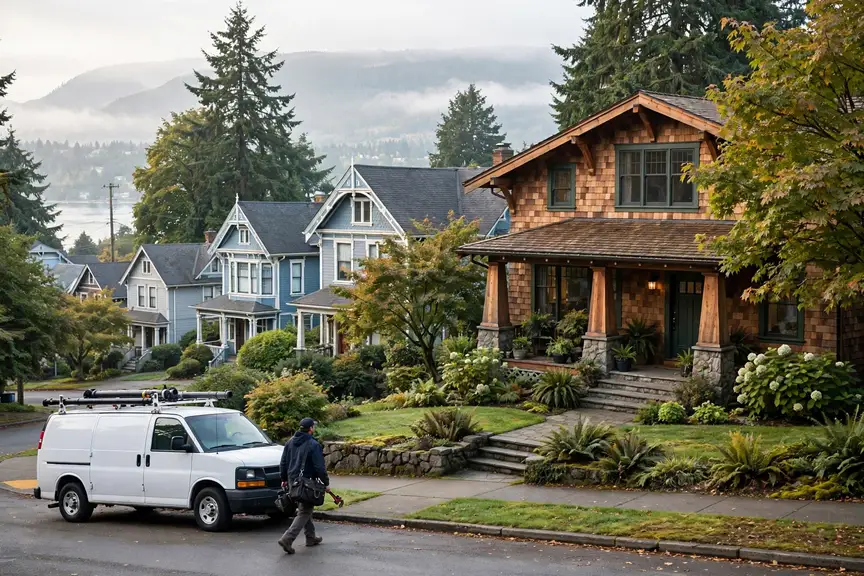 Bellingham, WA — the metro skyline and landscape