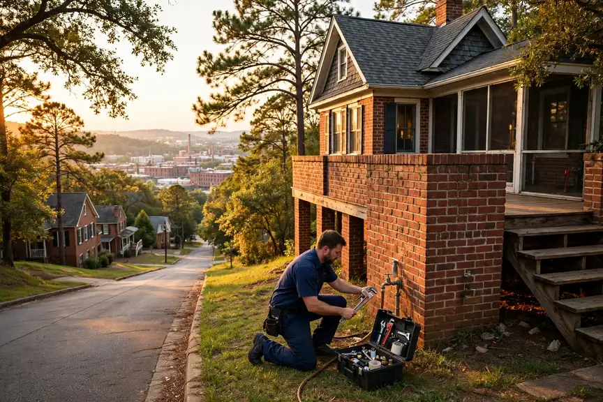 Birmingham, AL — the metro skyline and landscape