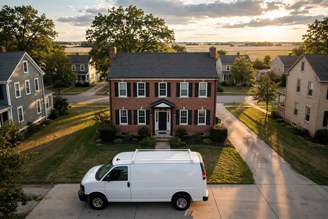 Des Moines, IA — the metro skyline and landscape