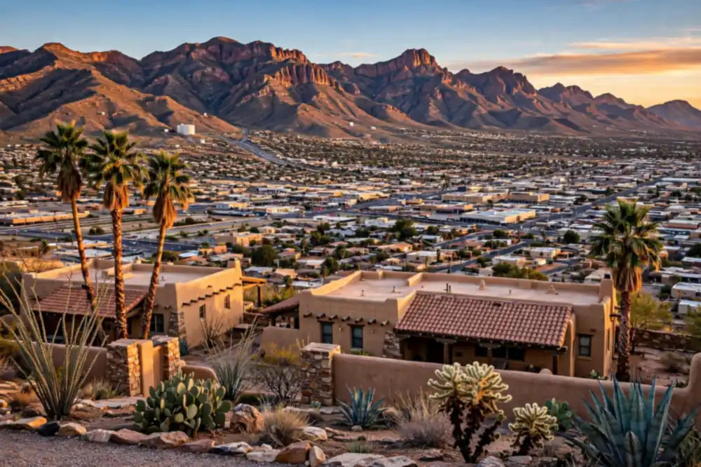 El Paso, TX — the metro skyline and landscape