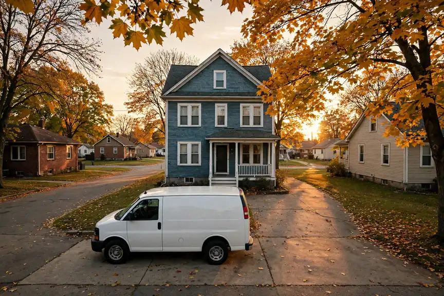 Flint, MI — the metro skyline and landscape