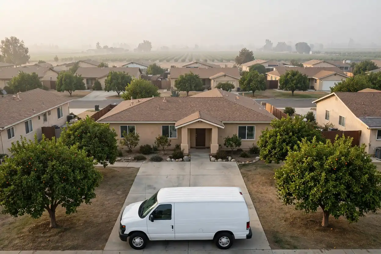 Fresno, CA — the metro skyline and landscape