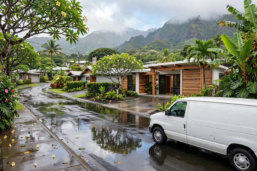 Kahului, HI — the metro skyline and landscape