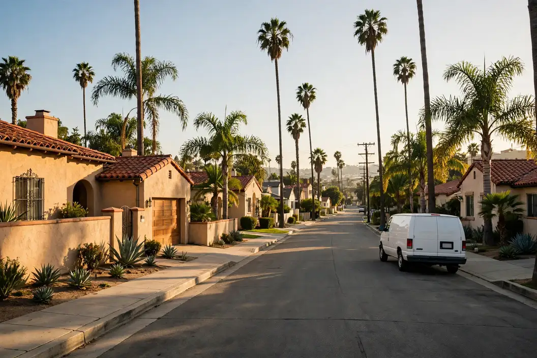Los Angeles, CA — the metro skyline and landscape