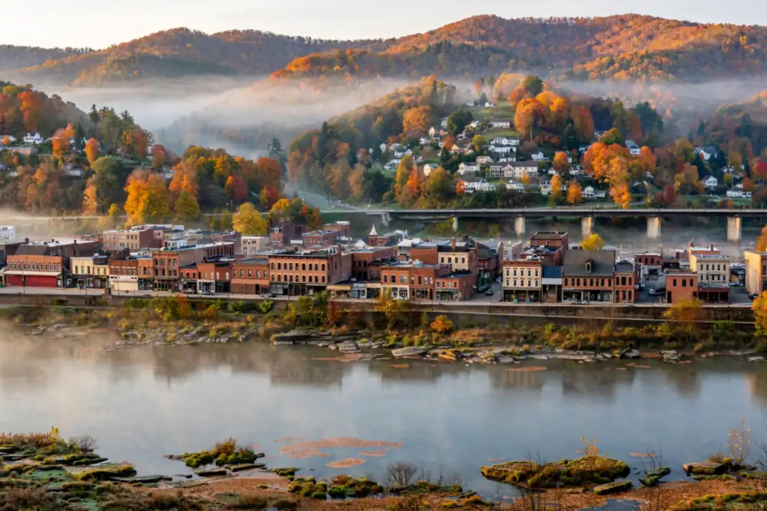 Morgantown, WV — the metro skyline and landscape