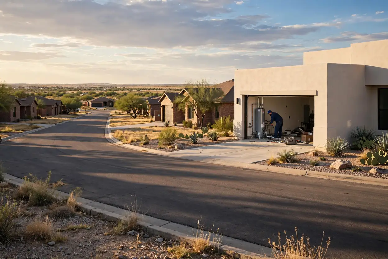 Odessa, TX — the metro skyline and landscape