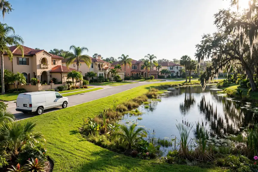 Orlando, FL — the metro skyline and landscape