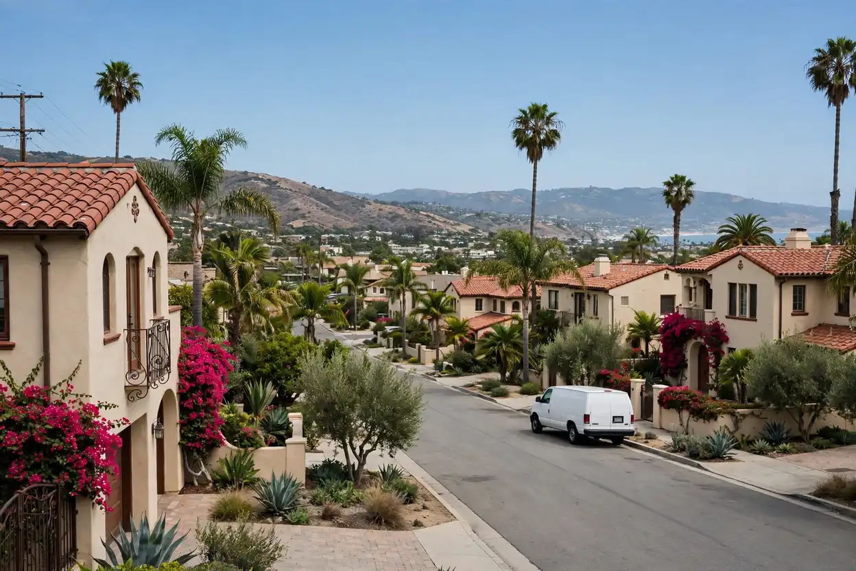 San Diego, CA — the metro skyline and landscape