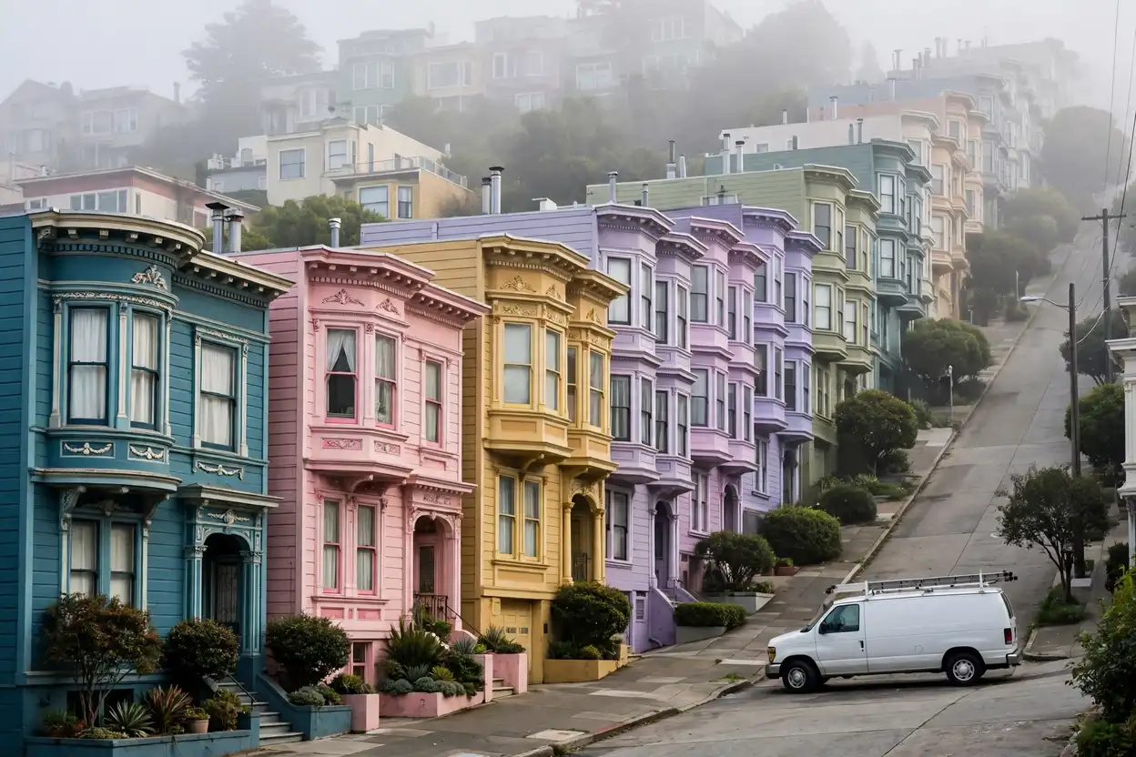 San Francisco, CA — the metro skyline and landscape