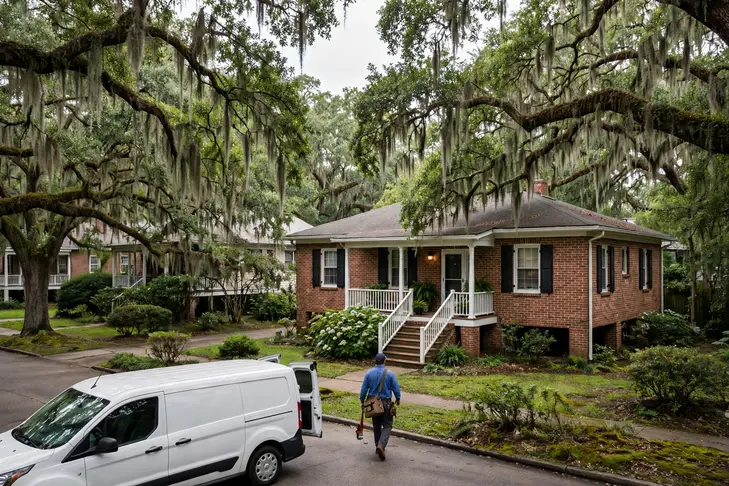 Savannah, GA — the metro skyline and landscape