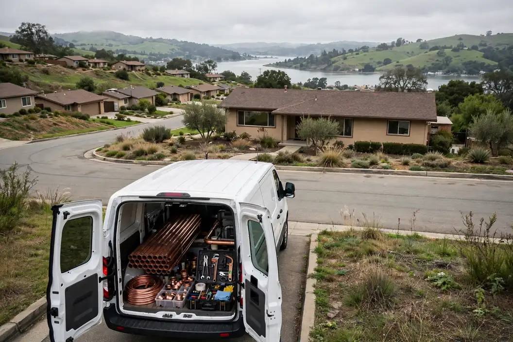 Vallejo, CA — the metro skyline and landscape