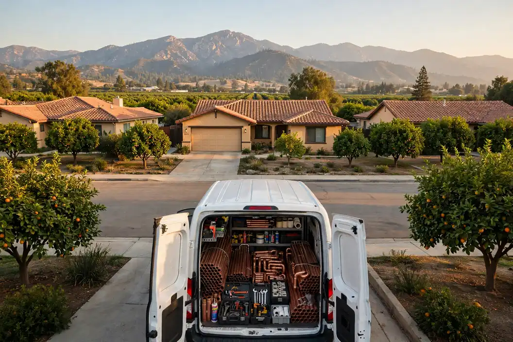 Visalia, CA — the metro skyline and landscape