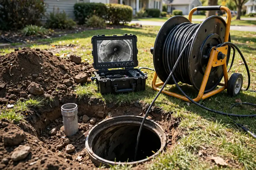 Signs of a Sewer Line Problem — the work shown in a home setting